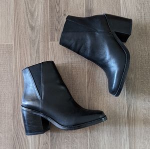 Shellys London chunky black ankle boots